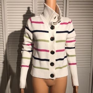 SOLD Aeropostale Cable Stripe Cableknit Sweater